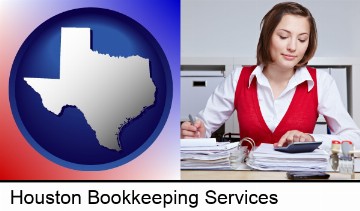 a bookkeeper in Houston, TX